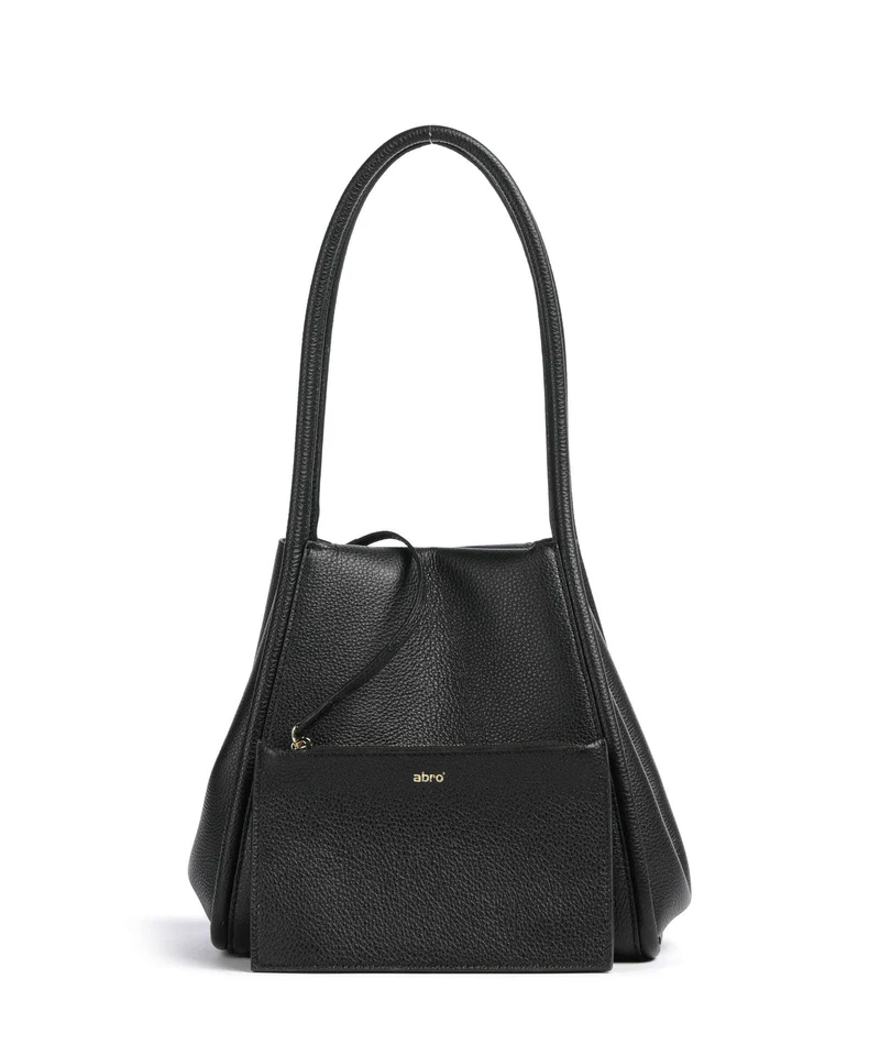 Abro Agave Willow Small Shopper black/gold