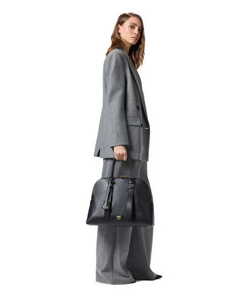 Pinko Handtasche nero limousine/matt gold