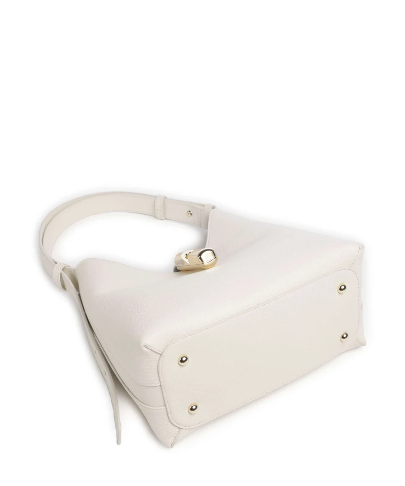 Furla Goccia S Schultertasche panna