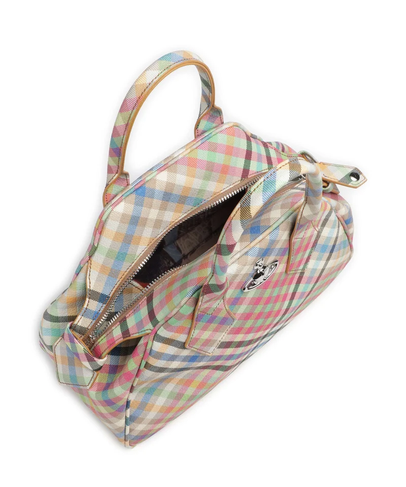 Vivienne Westwood Yasmine Buccia D'Arancia Medium Handtasche heather plaid