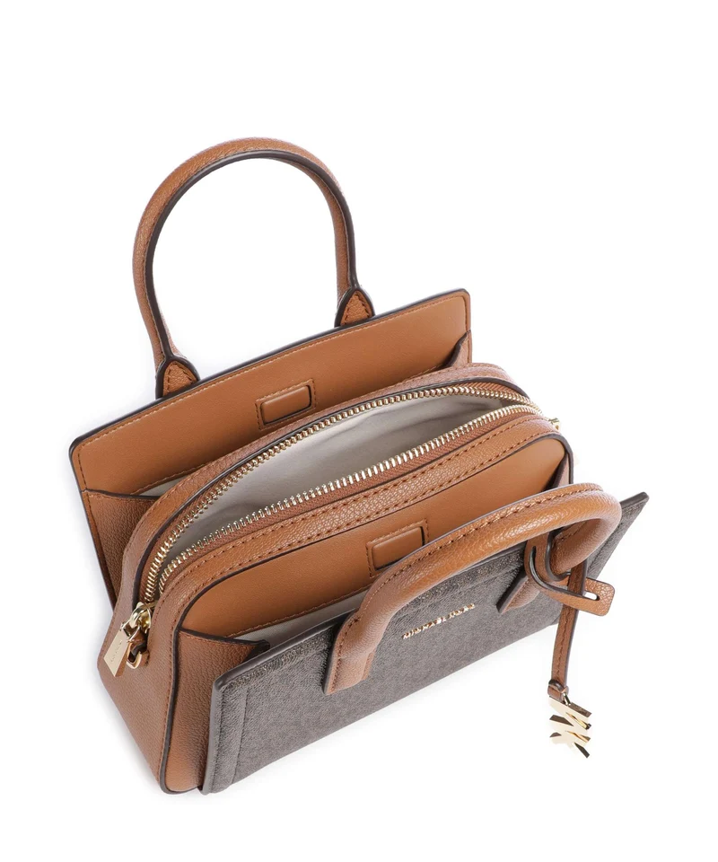 Michael Kors Laila XS Handtasche brown/acorn
