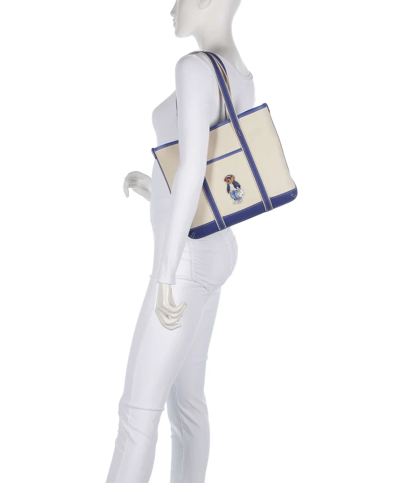 Polo Ralph Lauren Bear Spring Shopper ecru/ indigo sky