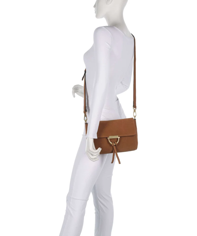 Abro Suede Temi Schultertasche cuoio