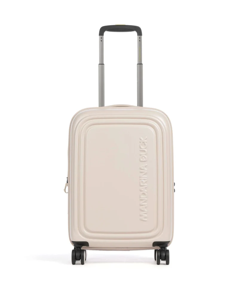 Mandarina Duck Logoduck+ 4-Rollen Trolley white mocha