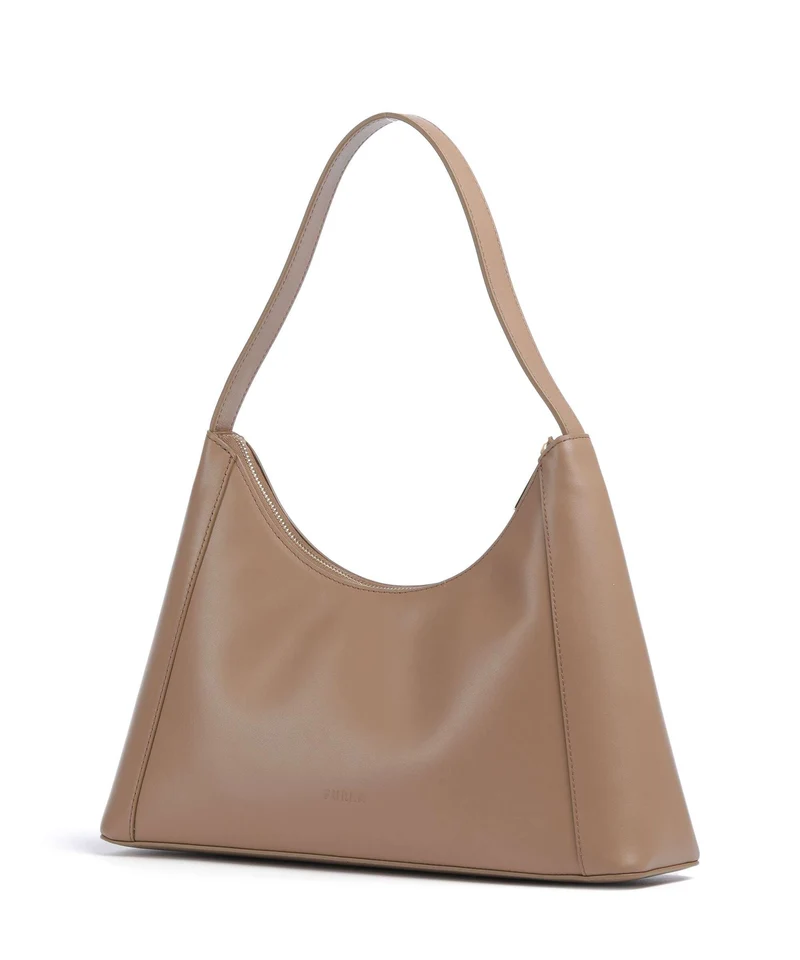 Furla Diamante S Schultertasche toffee