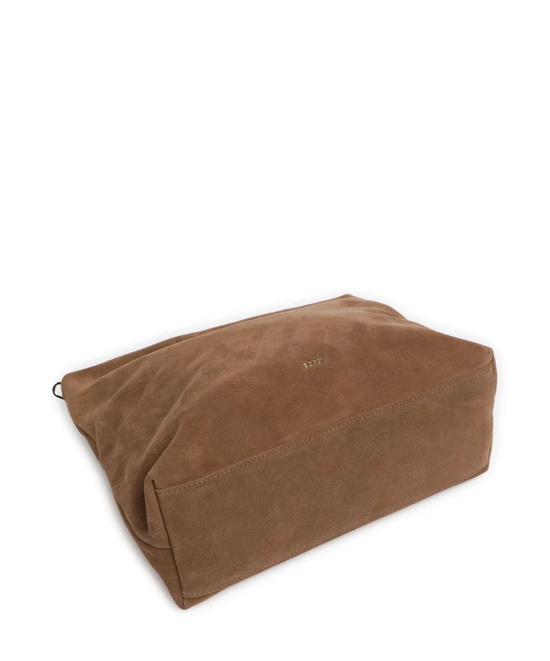 Abro Suede Kaia Beuteltasche camel