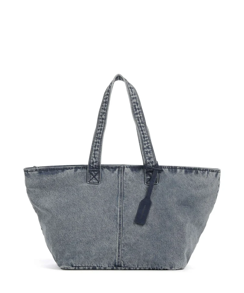 Les Visionnaires Alba Denim Essential Shopper washed denim