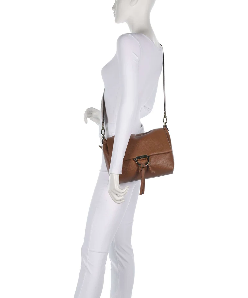 Abro Dalia Temi Medium Schultertasche caramel/cognac