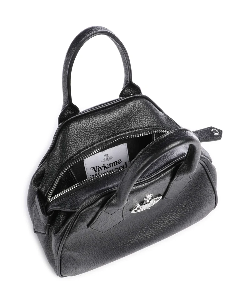 Vivienne Westwood Yasmine Grain Small Handtasche black