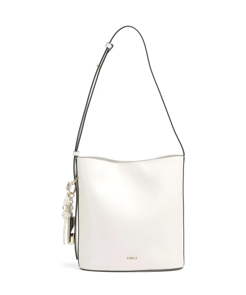 Furla Roxie S Bucket Handtasche panna