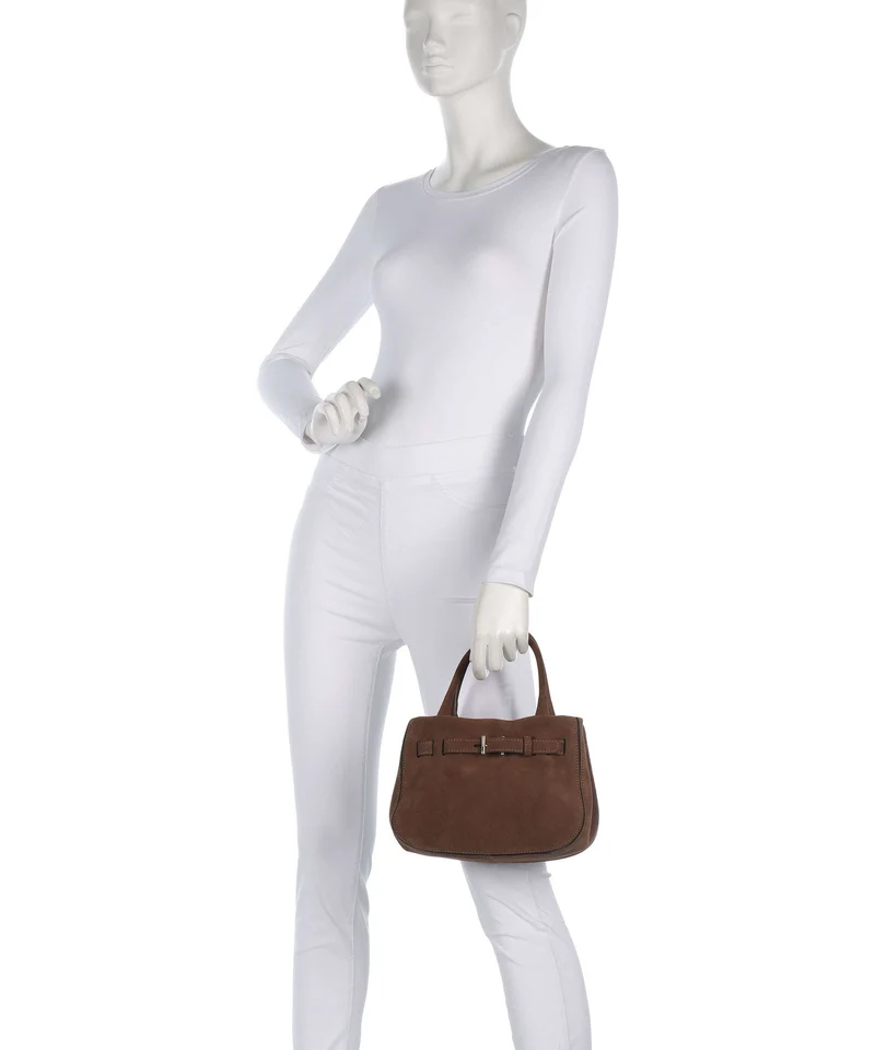 Abro Suede Jill Handtasche wood