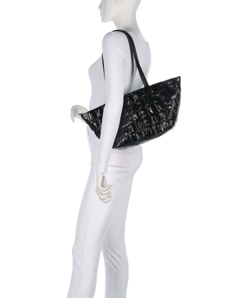 Abro Maxi Cocco Alba Schultertasche black/nickel