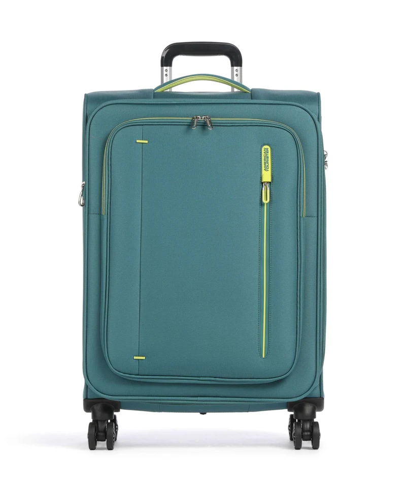 American Tourister Cloudrider M 4-Rollen Trolley misty teal