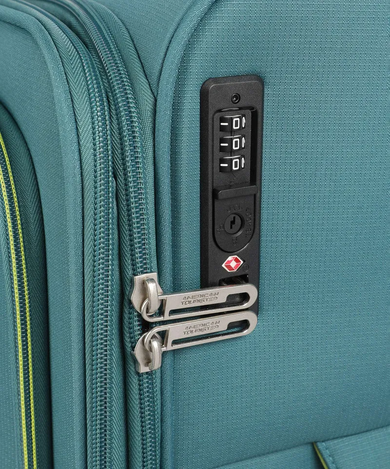 American Tourister Cloudrider M 4-Rollen Trolley misty teal