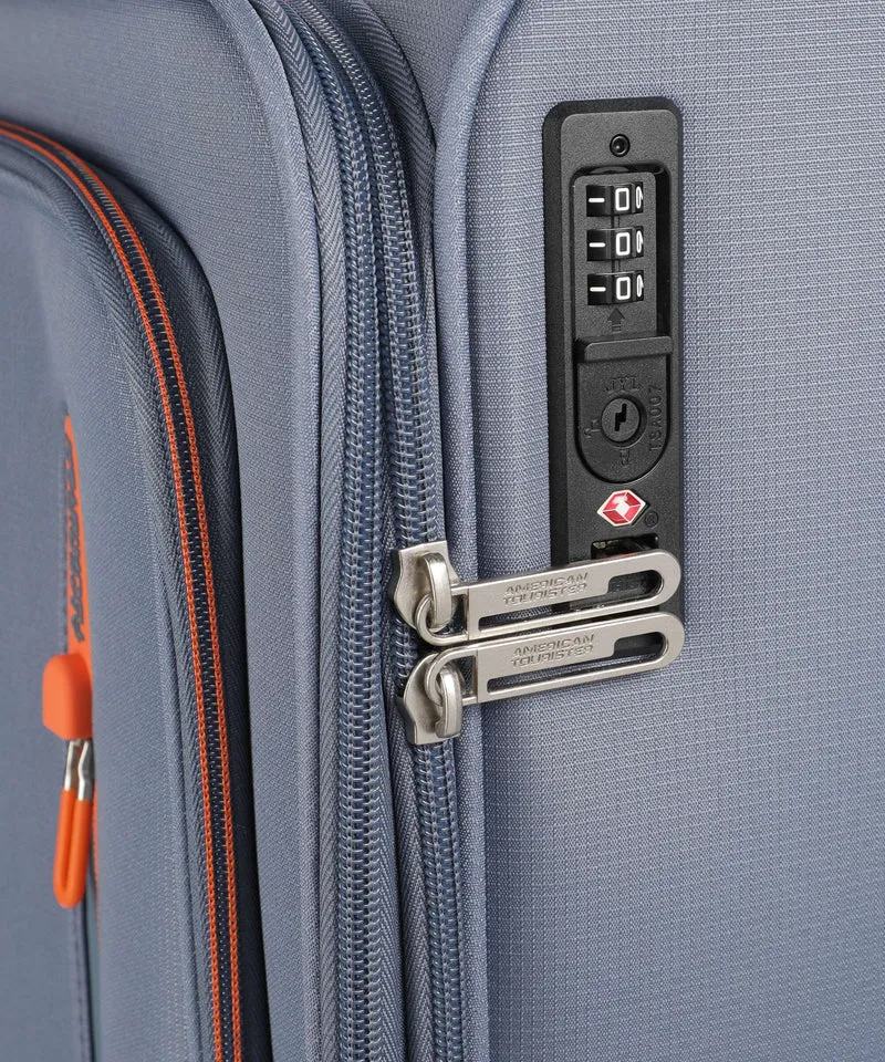American Tourister Cloudrider L 4-Rollen Trolley stone blue