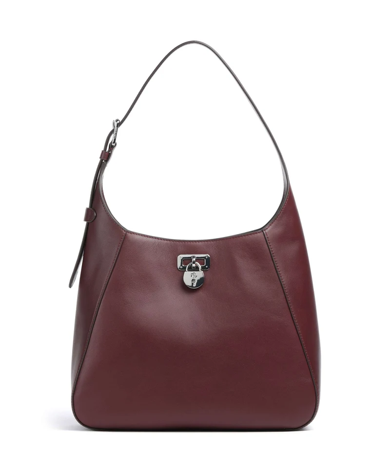 Lauren Ralph Lauren Tanner Large Schultertasche dark garnet