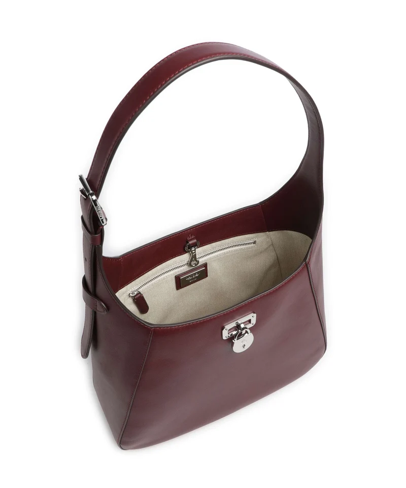 Lauren Ralph Lauren Tanner Large Schultertasche dark garnet