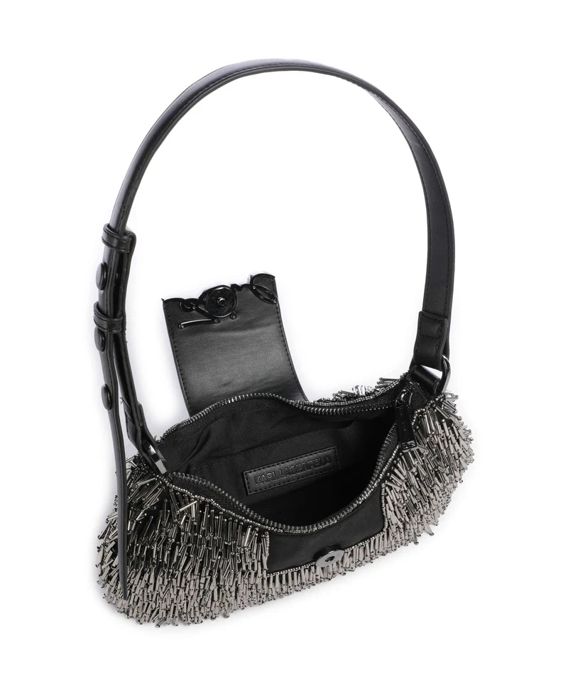 Karl Lagerfeld K/Signature Schultertasche black embellishment