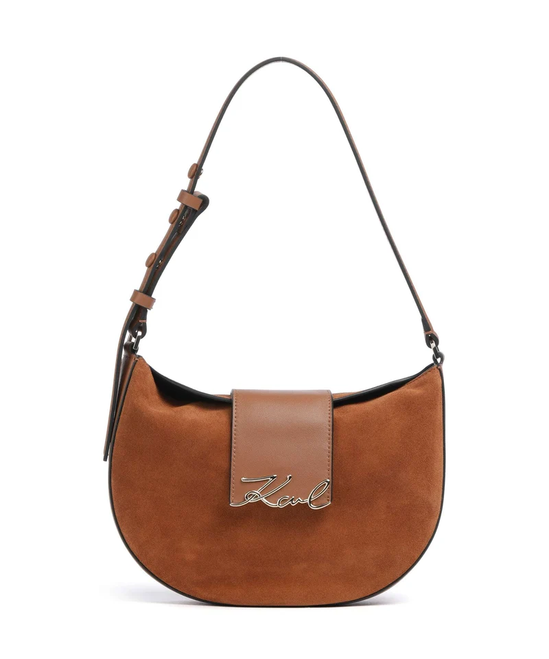 Karl Lagerfeld K/Signature Beuteltasche dark tan