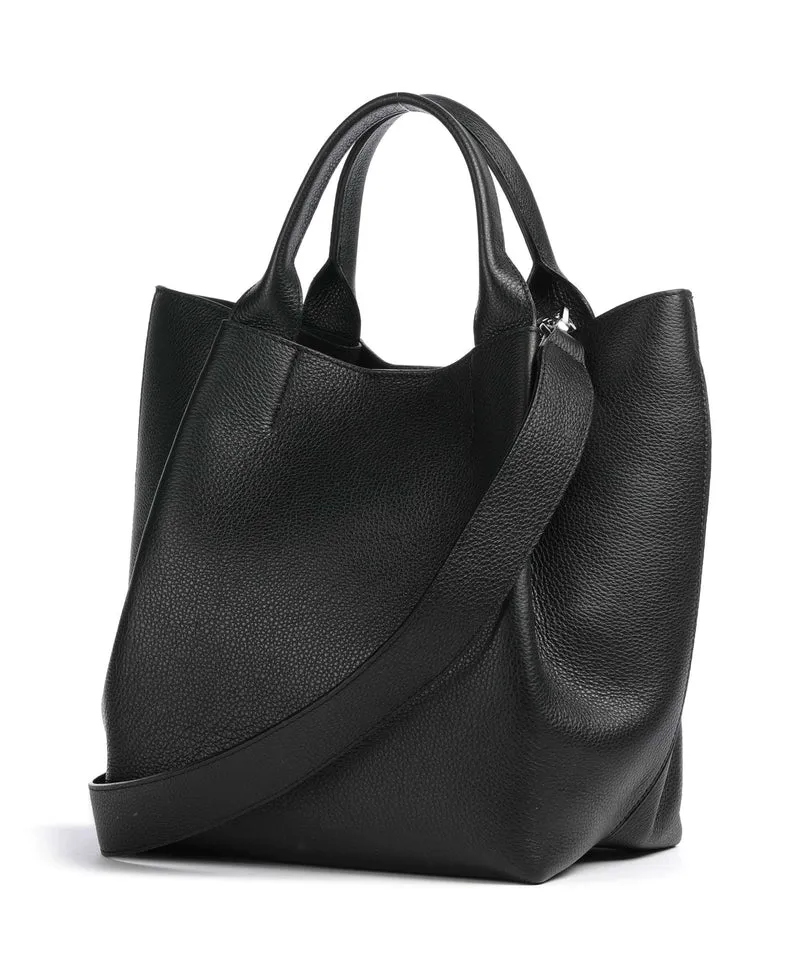 Abro Agave Essential Medium Handtasche black/nickel