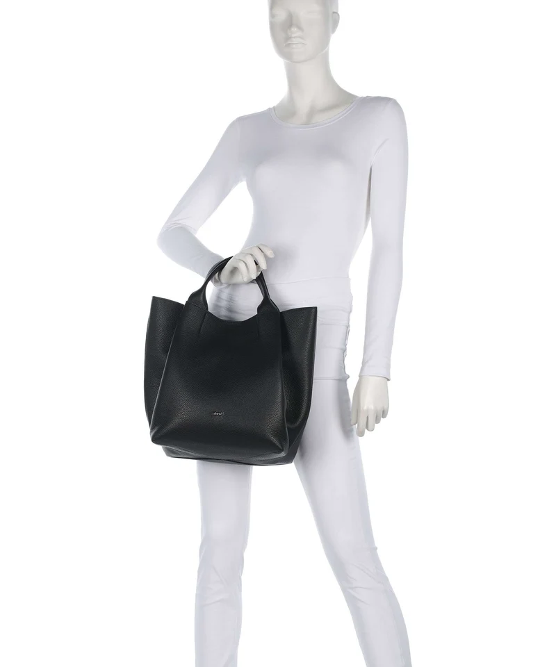 Abro Agave Essential Medium Handtasche black/nickel