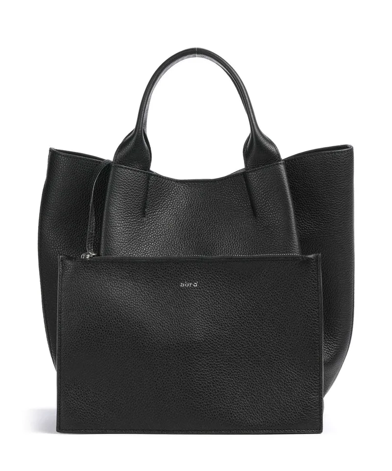 Abro Agave Essential Medium Handtasche black/nickel