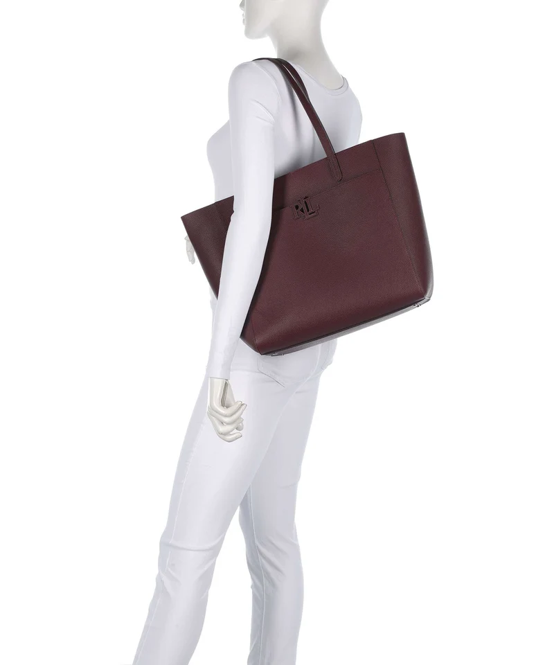 Lauren Ralph Lauren Cameryn Large Shopper dark garnet