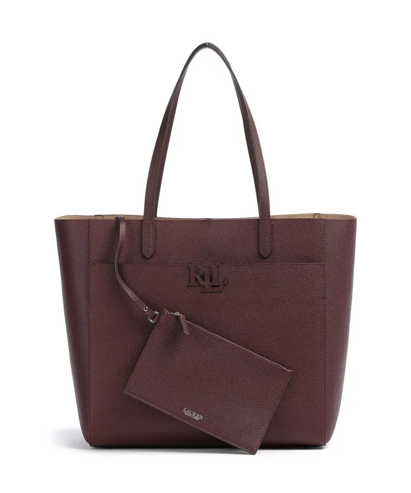 Lauren Ralph Lauren Cameryn Large Shopper dark garnet