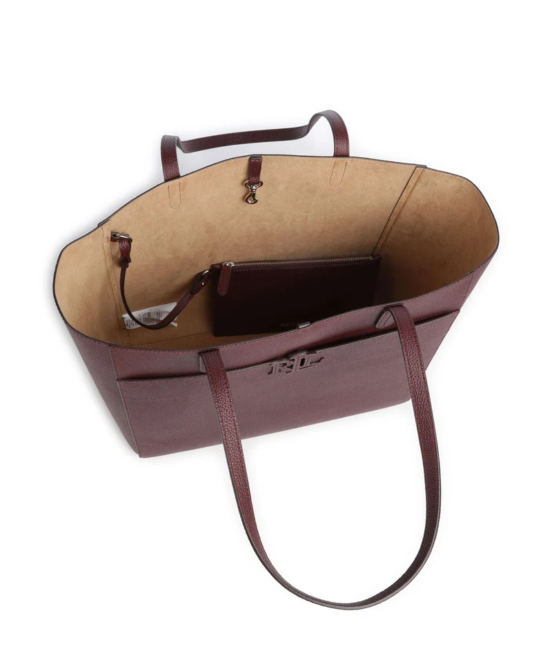Lauren Ralph Lauren Cameryn Large Shopper dark garnet