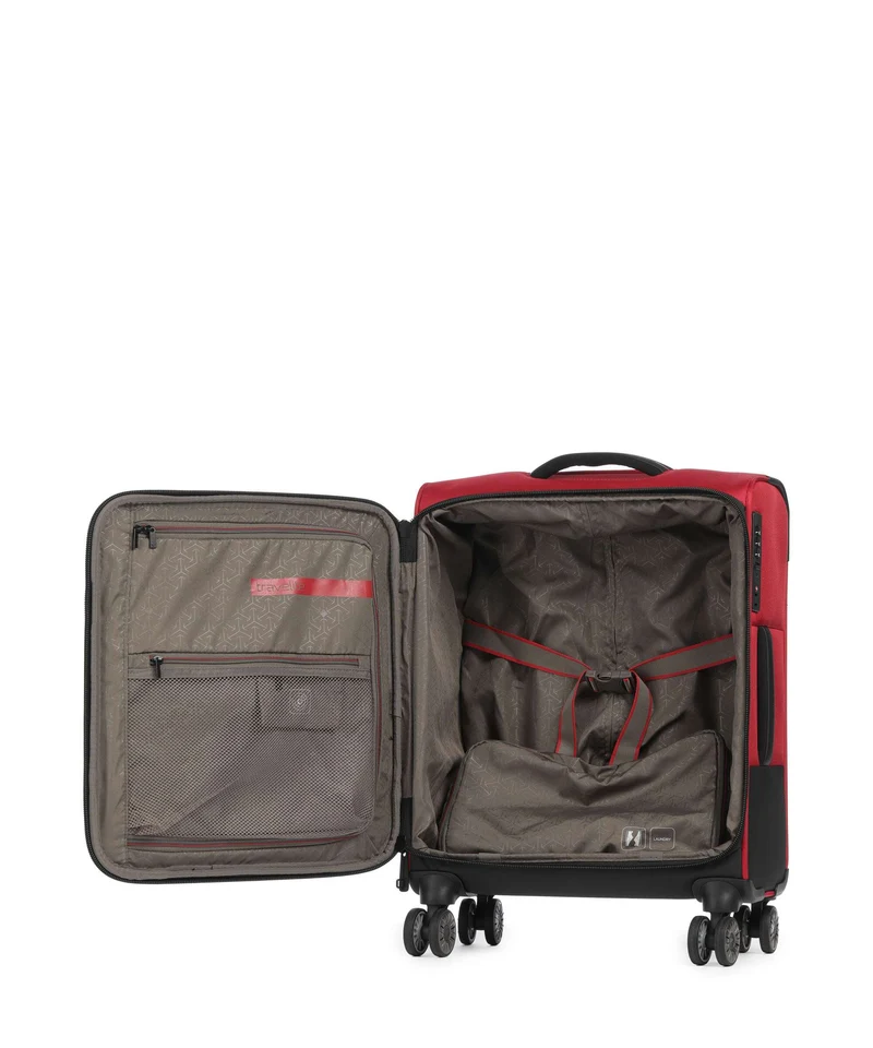 Travelite Crosslite 5.0 4-Rollen Trolley red