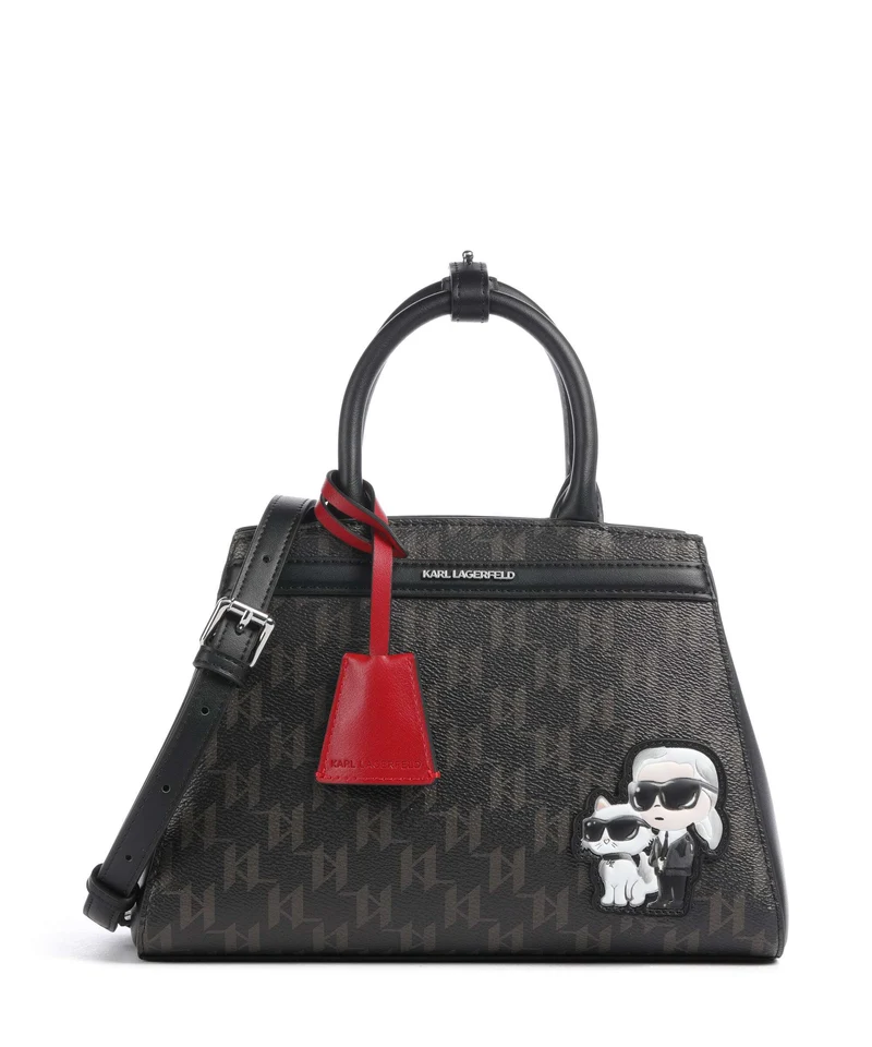 Karl Lagerfeld Ikon Monogram Handtasche brown/kl mono