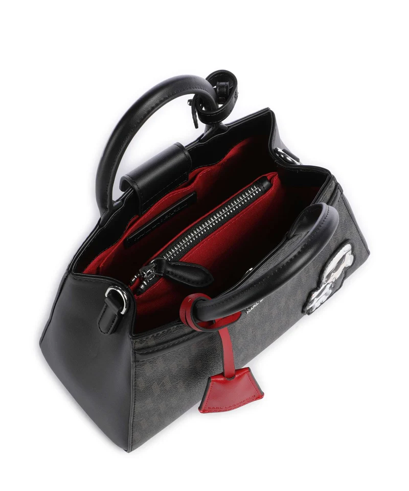 Karl Lagerfeld Ikon Monogram Handtasche brown/kl mono