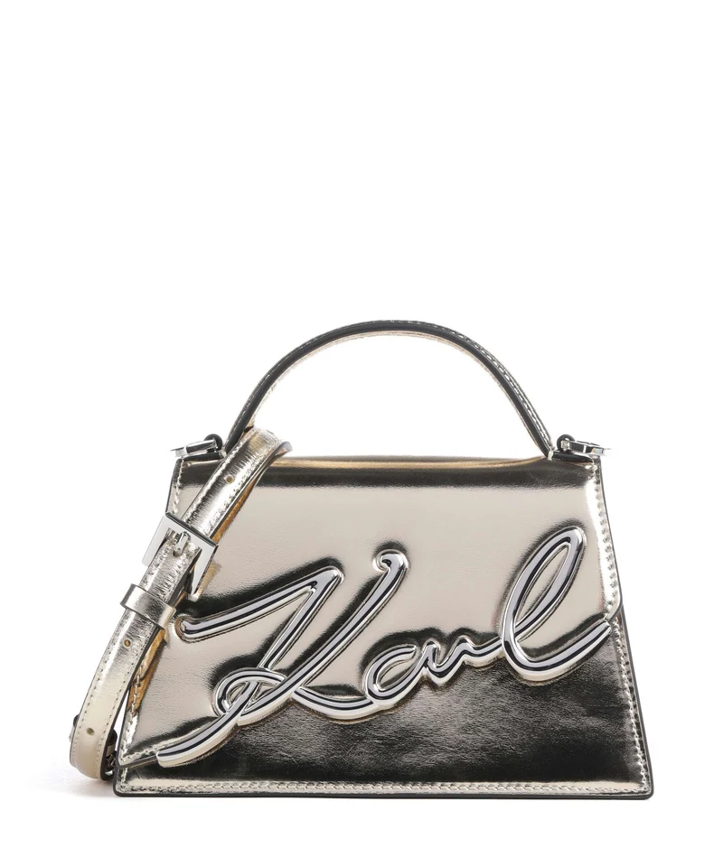 Karl Lagerfeld K/Signature 2.0 Umhängetasche light gold