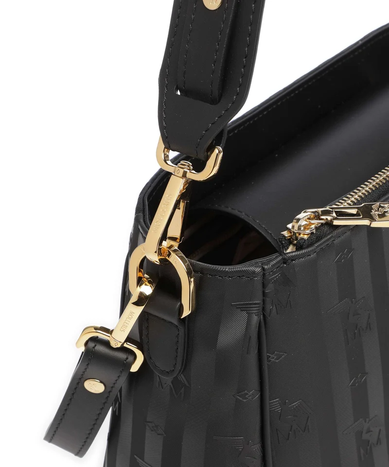 Maison Mollerus Vinerus Nods Schultertasche schwarz