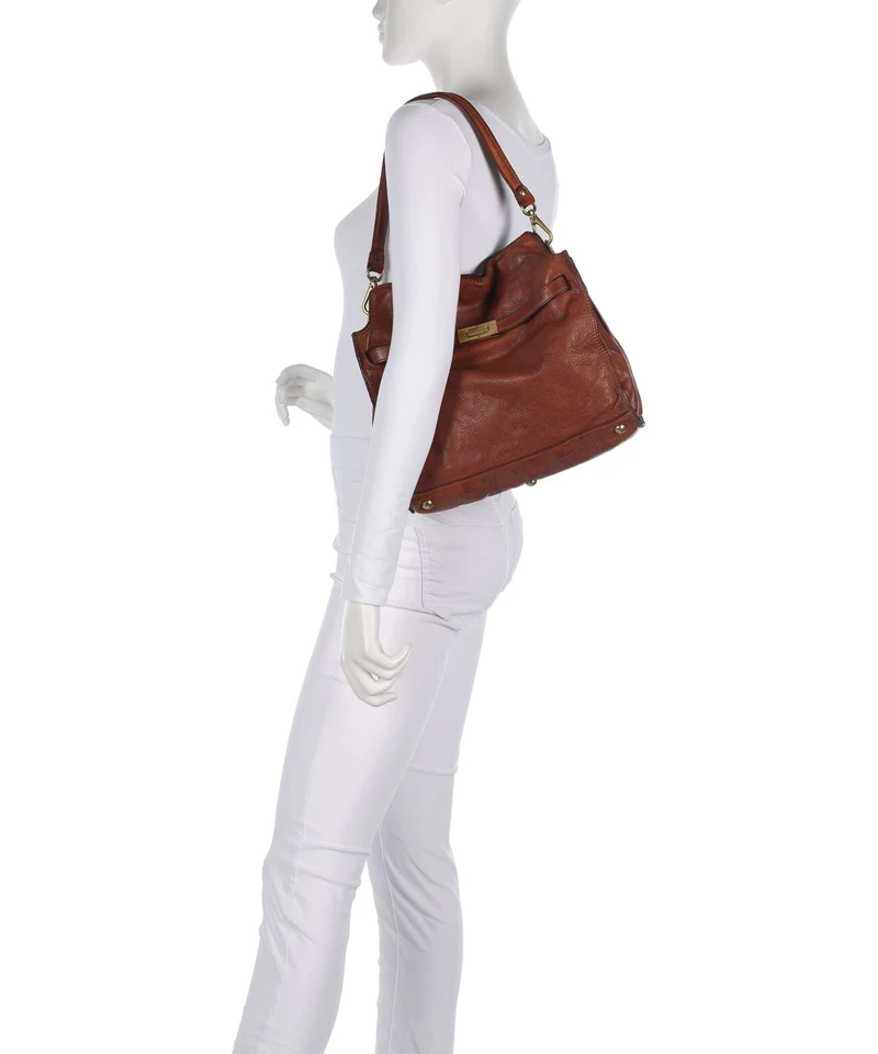 Campomaggi Schultertasche cognac