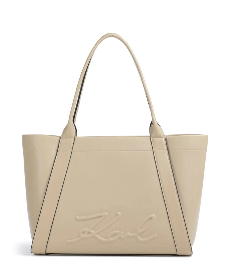 Karl Lagerfeld K/Ville Medium Shopper safari