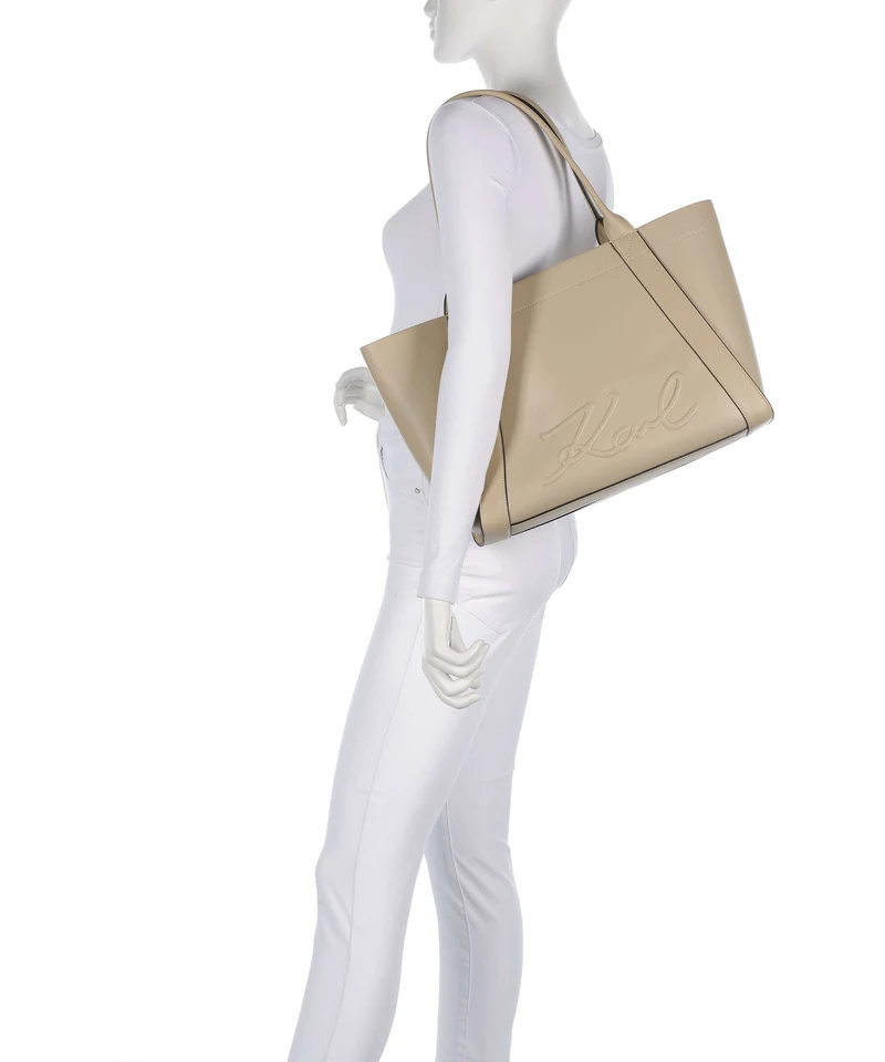 Karl Lagerfeld K/Ville Medium Shopper safari