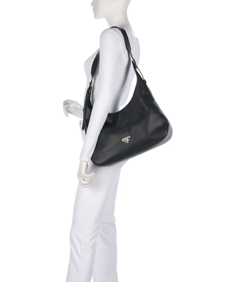 Maison Mollerus Mendrisio Beuteltasche schwarz