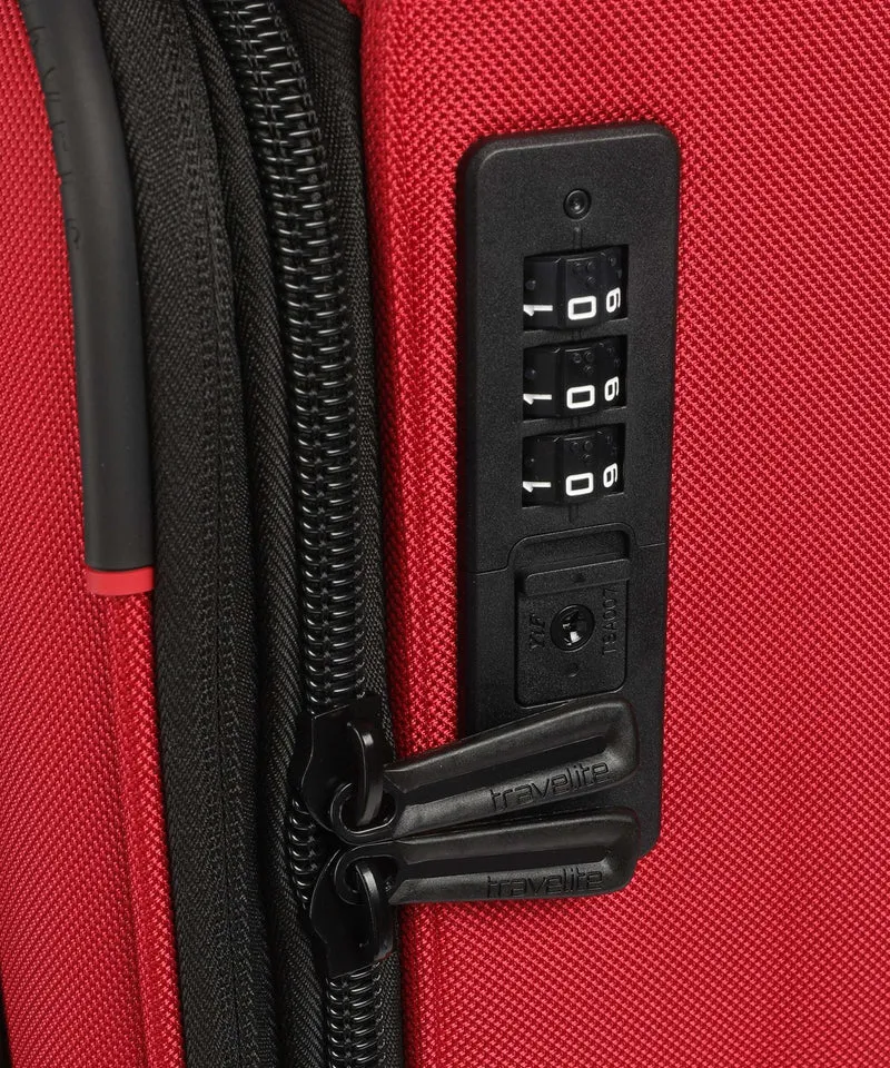 Travelite Crosslite 5.0 4-Rollen Trolley red