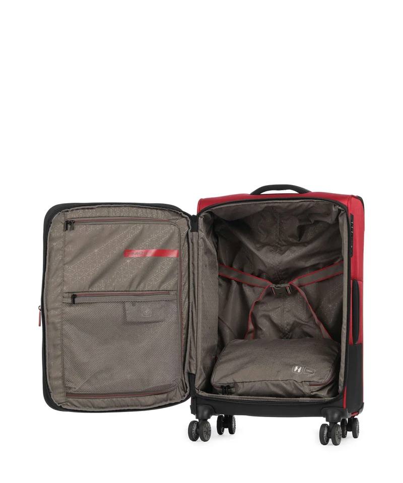 Travelite Crosslite 5.0 4-Rollen Trolley red