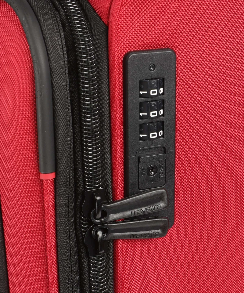 Travelite Crosslite 5.0 4-Rollen Trolley red