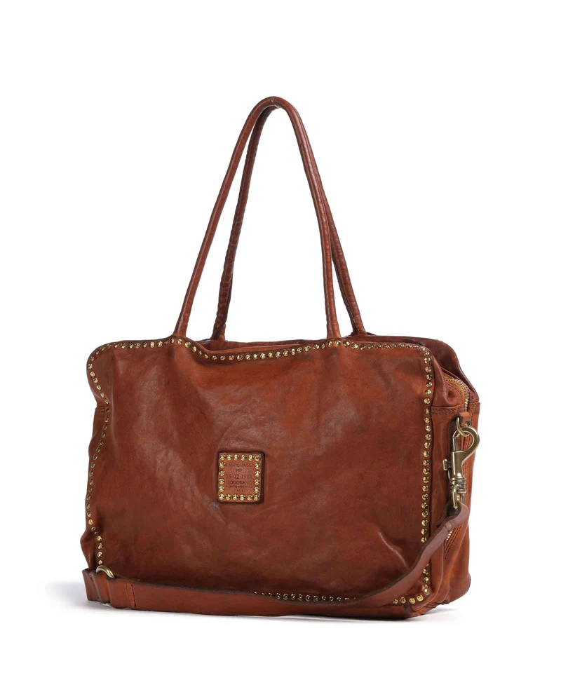 Campomaggi Schultertasche cognac