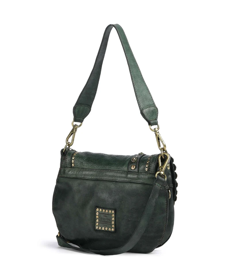 Campomaggi Schultertasche green bottle
