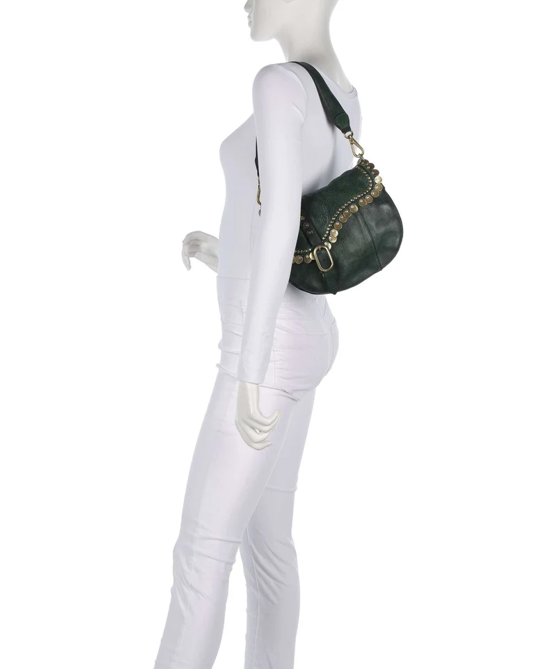 Campomaggi Schultertasche green bottle