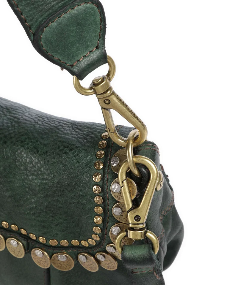 Campomaggi Schultertasche green bottle
