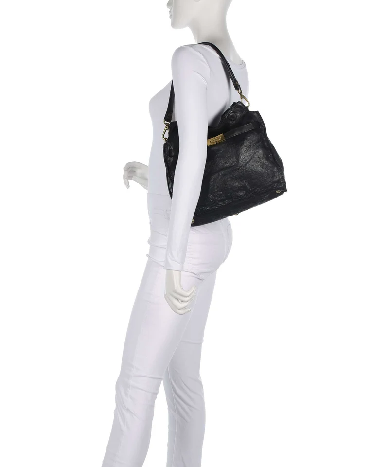 Campomaggi Schultertasche black