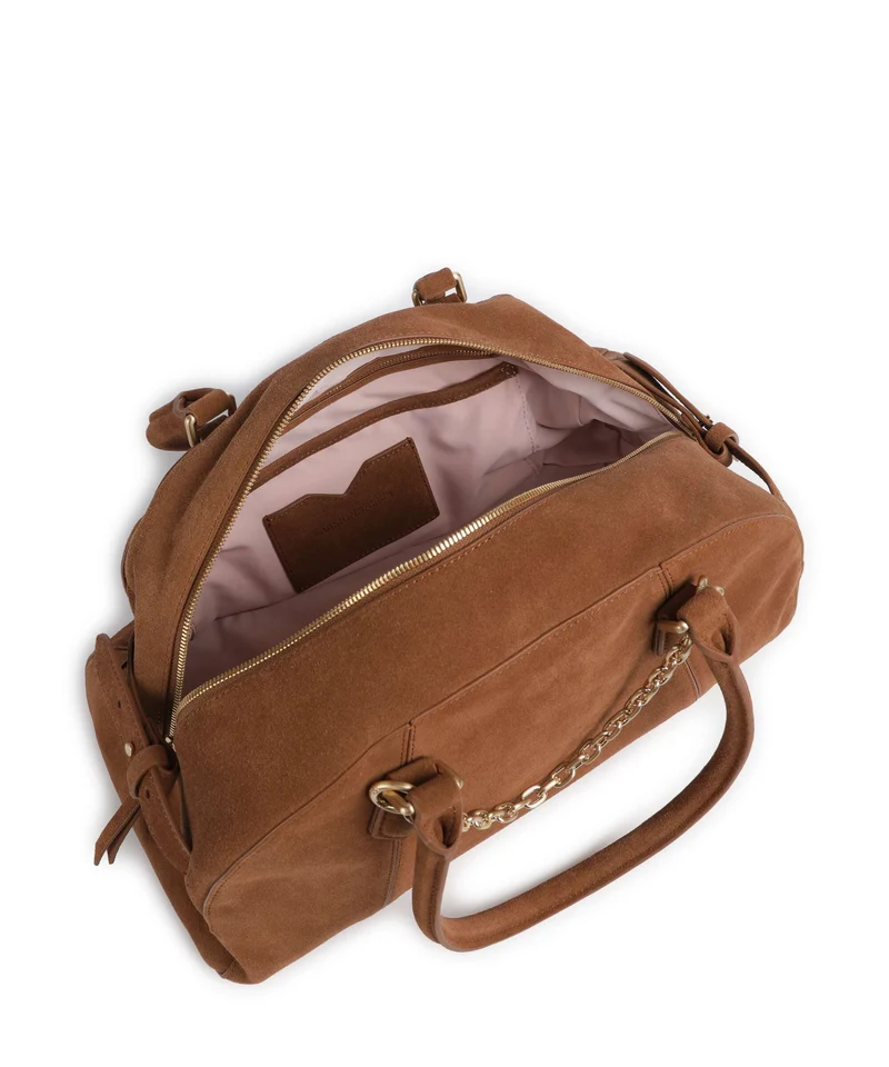 Les Visionnaires Odette Cozy Chain Handtasche cognac
