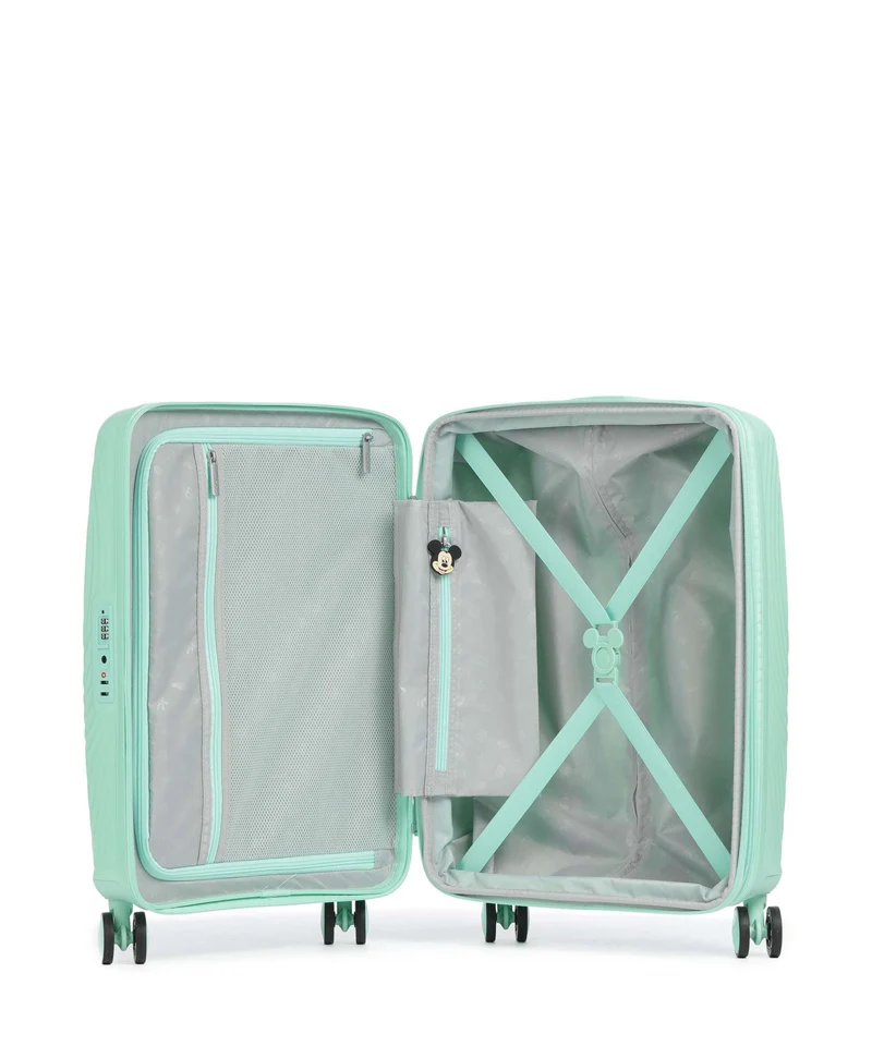 American Tourister Mickey Magic 4-Rollen Trolley mickey jelly mint