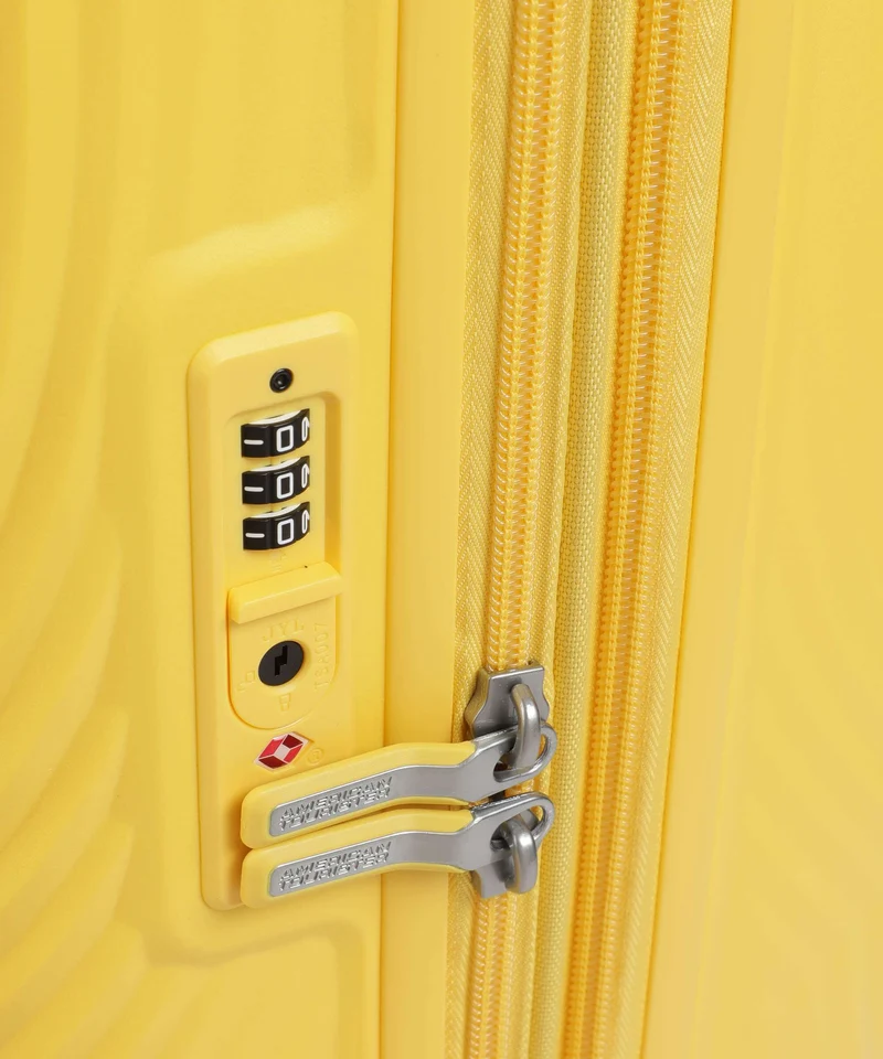 American Tourister Mickey Magic 4-Rollen Trolley mickey flower yellow