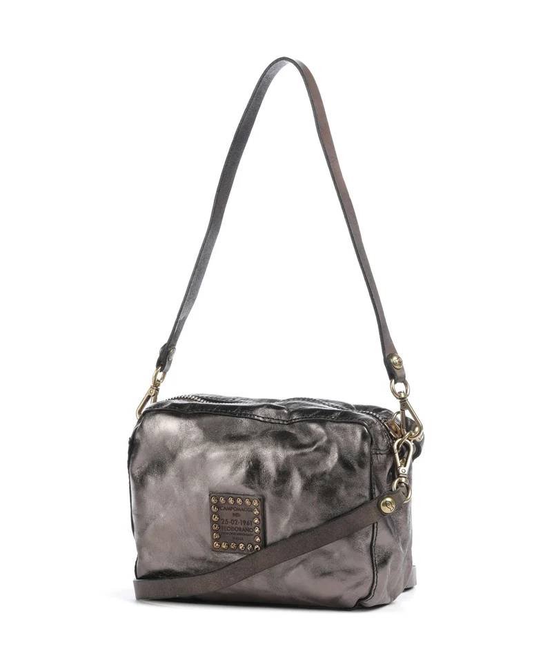 Campomaggi Schultertasche lead grey